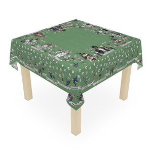 Charleston Cats Mahjong Tablecloth