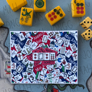 American Mahjong Card Sticker