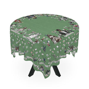 Charleston Cats Mahjong Tablecloth