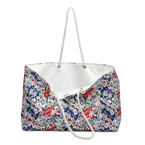 American Mah Jongg Carry All Tote Bag open