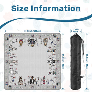 Charleston Mah Jongg Mat & Bag Dimensions
