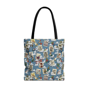 Gnomes and Fairies Mah Jongg Tote Bag - white background
