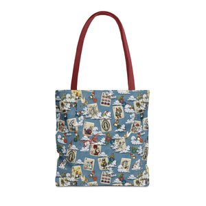 Gnomes and Fairies Mah Jongg Tote Bag - white background