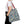 Gnomes and Fairies Mah Jongg Tote Bag Red Strap Model wearing