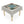 Mock Mah Jongg Mat Tablecloth on White - Table