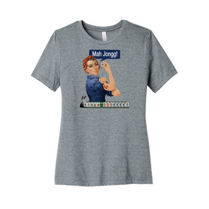 Rosie Plays Mah Jongg T-Shirt Grey