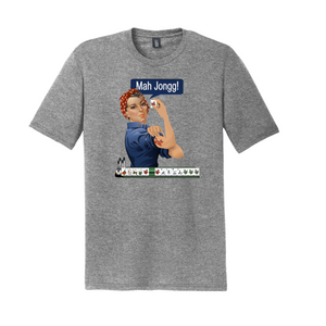 Rosie Plays Mah Jongg T-Shirt Grey