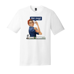 Rosie Plays Mah Jongg T-Shirt White