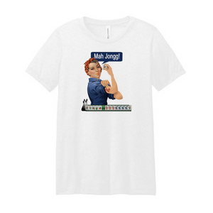 Rosie Plays Mah Jongg T-Shirt White