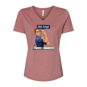 Rosie Plays Mah Jongg T-Shirt Womens