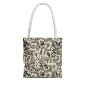 Southwestern Desert Mah Jongg Tote Bag Front on a white background