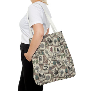 Southwestern Desert Mah Jongg Tote Bag Model Carrying