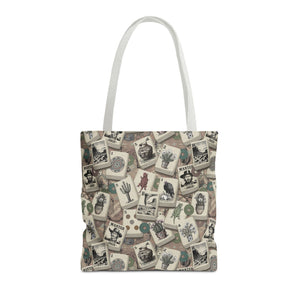 Southwestern Desert Mah Jongg Tote Bag Front on a white background